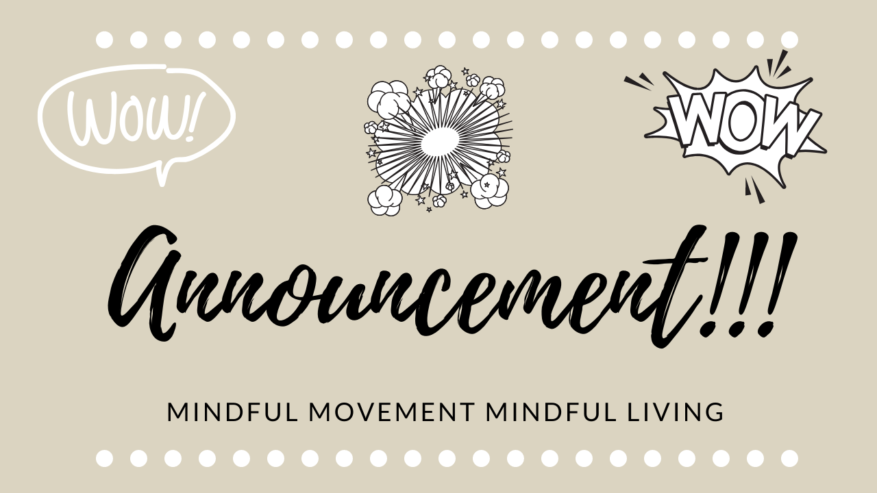 Monthly Mindfulness Challenge from Mindful Movement Mindful Living